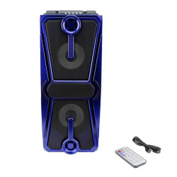 Boxa portabila bluetooth,radio FM, port USB, SD, microfon, telecomanda, Resigilata
