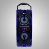 Boxa portabila bluetooth,radio FM, port USB, SD, microfon, telecomanda, Resigilata