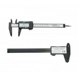 Subler electronic din plastic, display digital, mm/inch, buton calibrare