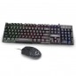 Kit tastatura si mouse gaming, iluminate 7 culori, USB, 3200 DPI, Mafiti Kit tastatura si mouse gaming, iluminate 7 culori, USB, 3200 DPI, Mafiti