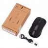 Mouse optic Wireless 2.4GHz, iluminat LED, USB, 1600 DPI, raza actiune 10 m, Rii
