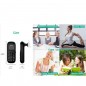 Mini telefon tip casca Bluetooth, nanoSIM, ecran 0.66 inch, ambalaj deteriorat
