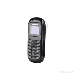 Mini telefon tip casca Bluetooth, Micro SIM card, ecran 0.66 inch, ambalaj deteriorat