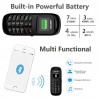 Mini telefon tip casca Bluetooth, Micro SIM card, ecran 0.66 inch, ambalaj deteriorat