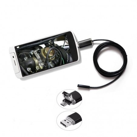 Camera endoscop foto/video, Android si Windows, rezolutie 1600X1200, IP67