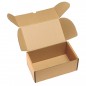 Cutii carton personalizate cu autoformare, KRAFT microondula E 360g natur, FEFCO 0427