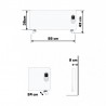 Radiator Smart, Wireless, ecran tactil, 2 trepte incalzire, iOS, Android, termostat