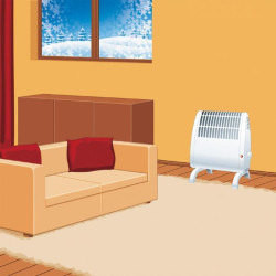 Aeroterma de podea, putere 450W, protectie anti-inghet, termostat