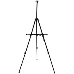 Trepied pentru pictura, aluminiu, inaltime reglabila, negru