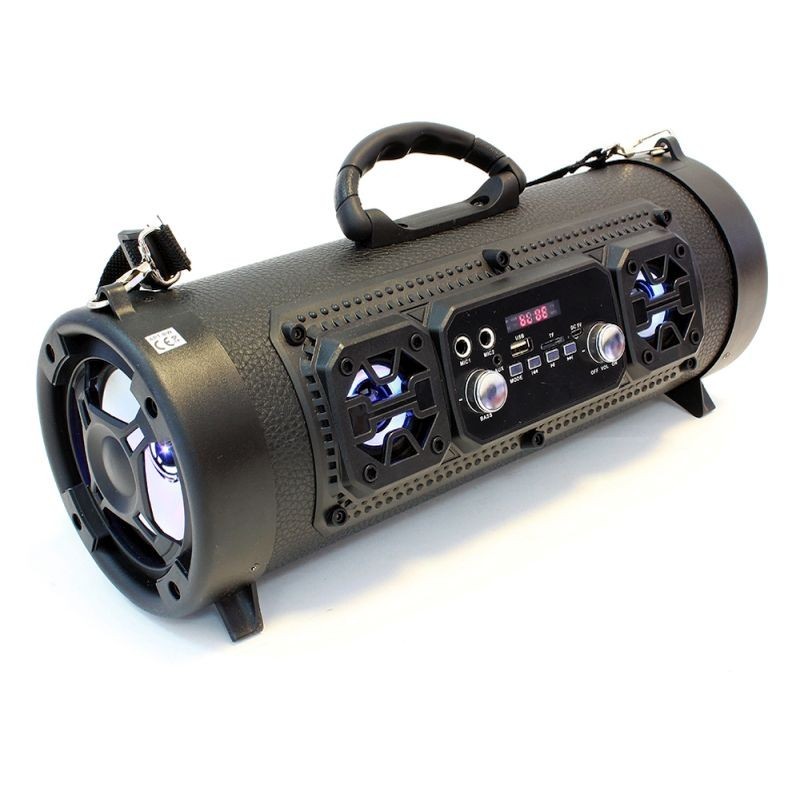 Boxa Bluetooth portabila, Surround 16W, Jack 3.5 mm, FM USB TF, LED, tip geanta