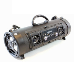 Boxa Bluetooth portabila, 16W, slot microfon, LED, FM, USB TF, 85dB, tip geanta