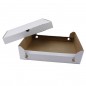 Pachet 2 cutii pizza cu si fara capac, 320x320x80 mm, 320x320x40 mm