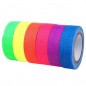 Banda adeziva neon, rola 25m, textil, latime 2.5 cm, reutilizabila Banda adeziva neon, rola 25m, textil, latime 2.5 cm, reutilizabila