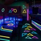 Banda adeziva neon, rola 25m, textil, latime 2.5 cm, reutilizabila Banda adeziva neon, rola 25m, textil, latime 2.5 cm, reutilizabila