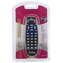 Telecomanda universala 7 in 1, design ergonomic,TV, DVD, negru