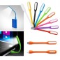 Lampa USB LED 1.2W, flexibila, 16 cm, alb rece, din silicon