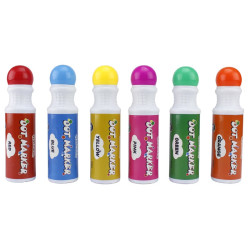 Carioci lavabile pentru buline, 60ml, diametru varf 1.6cm, set 6 bucati