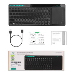 Tastatura multimedia wireless cu mouse pad, Kombo