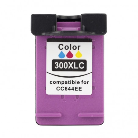 Cartus compatibil HP 300 CC644E Tricolor pentru imprimante HP, 15 ml