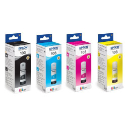 Cerneala originala Epson L103 EcoTank C/M/Y/BK, flacon 70 ml