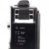 Radio portabil cu ceas, lanterna, FM, AM, SW, MP3, TF SD, USB, negru