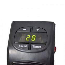 Mini radiator 400W, incaperi 23mp, timer, termostat, afisaj LED, negru