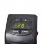 Mini incalzitor de perete 400W, 23 mp, timer, termostat, afisaj LED, negru