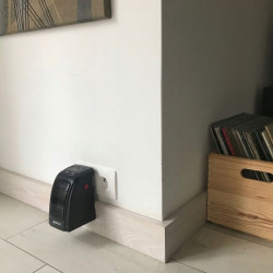 Mini radiator 400W, incaperi 23mp, timer, termostat, afisaj LED, negru