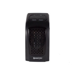 Mini radiator 400W, incaperi 23mp, timer, termostat, afisaj LED, negru