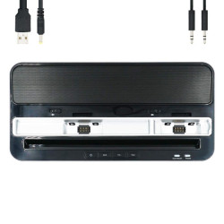 Statie pentru incarcare, Type-C, microUSB, Lightning, functie audio