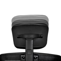 Scaun de birou ergonomic, reglabil, rotativ, maxim 100kg, tetiera, negru