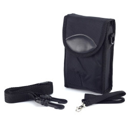 Husa pentru PDA, curea, clema, inchidere scai, interior buretat, negru