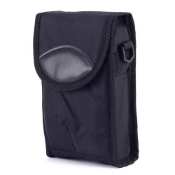 Husa pentru PDA, curea, clema, inchidere scai, interior buretat, negru