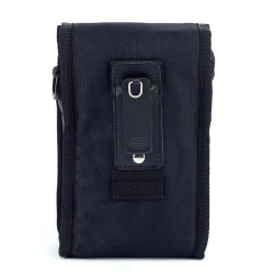 Husa pentru PDA, curea, clema, inchidere scai, interior buretat, negru