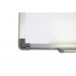Tabla magnetica alba 90x120 cm, rama de aluminiu, fixare perete, suport markere