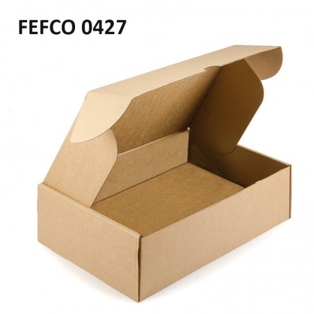 Cutii carton personalizate cu autoformatare microondul E natur FEFCO 0426