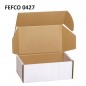 Cutii carton personalizate cu autoformare, alb microondula E 360 g, tip FEFCO 0427