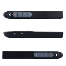 Laser presenter Wireless, distanta control 100m, receiver USB, negru