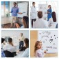 Flipchart magnetic 70x100 cm, cu inaltime reglabila maxim 170 cm , suport markere Flipchart magnetic 70x100 cm, cu inaltime reglabila maxim 170 cm , suport markere