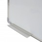 Tabla magnetica 60x90 cm, rama aluminiu, suprafata alba lacuita, tavita culisanta
