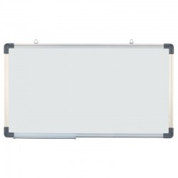 Tabla magnetica whiteboard 90x150 cm, rama aluminiu, tavita markere