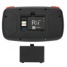 Mini tastatura Bluetooth iluminata, receiver USB, touchpad, unique scroll, RII I4