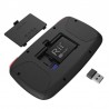 Mini tastatura Bluetooth iluminata, receiver USB, touchpad, unique scroll, RII I4