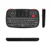 Mini tastatura Bluetooth iluminata, receiver USB, touchpad, unique scroll, RII I4