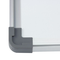 Tablita alba pentru scris, 30x20cm, sistem prindere, rama aluminiu