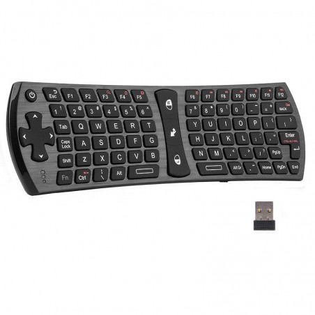 MINI WIRELESS AIR MOUSE SI TASTATURA FULL QWERTY