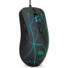 Mouse cu fir, senzor optic, iluminat multicolor, 1600DPI, 5 butoane, Rii