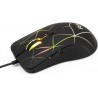 Mouse cu fir, senzor optic, iluminat multicolor, 1600DPI, 5 butoane, Rii