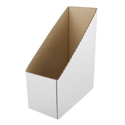 Suport arhivare documente, pozitie verticala, carton alb intarit, inaltime 30cm