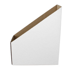 Suport arhivare documente, pozitie verticala, carton alb intarit, inaltime 30cm